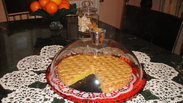 Рецепт Нежного песочного тарта с лимонным кремом