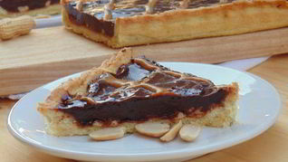 Рецепт Шоколадна-арахисового тарт