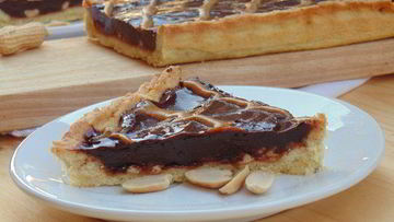 Рецепт Шоколадна-арахисового тарт