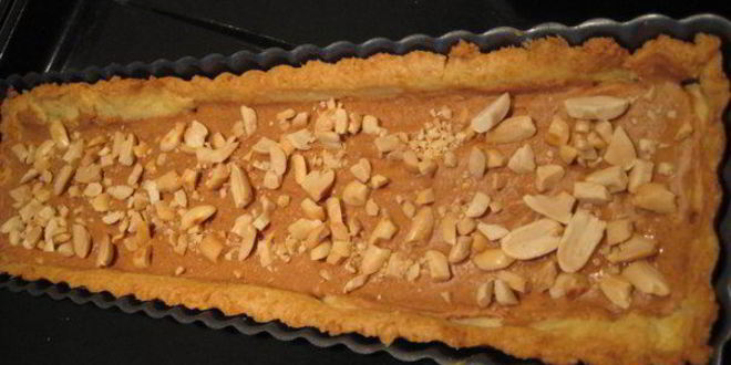 Рецепт шоколадна-арахисового тарт