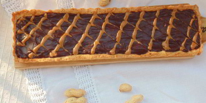 Рецепт шоколадна-арахисового тарт