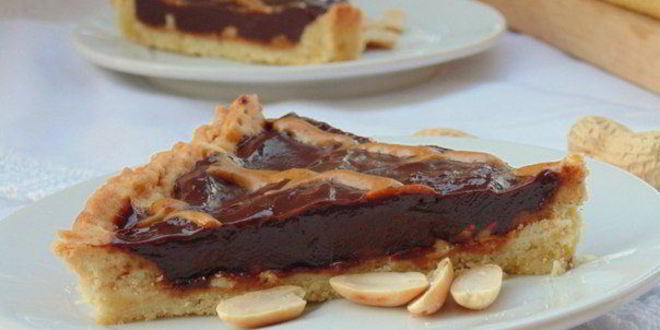 Рецепт шоколадна-арахисового тарт