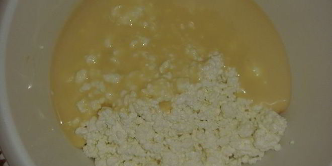 Рецепт тарта без выпечки с творогом и нектаринами