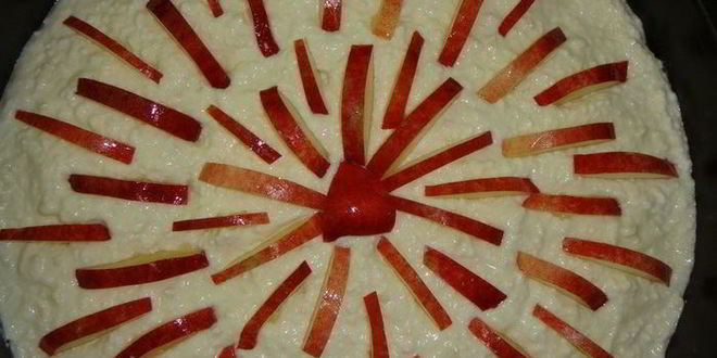 Рецепт тарта без выпечки с творогом и нектаринами