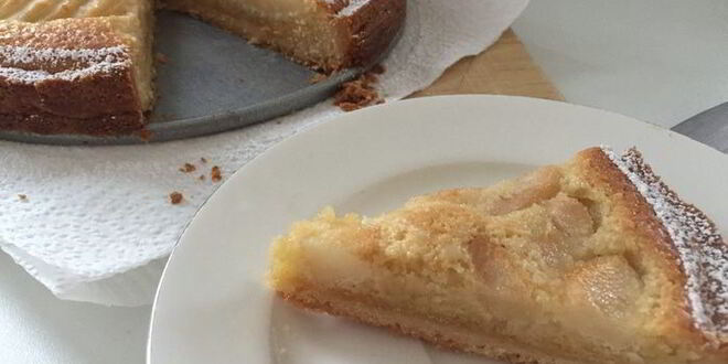 Рецепт тарта с франжипаном и грушами