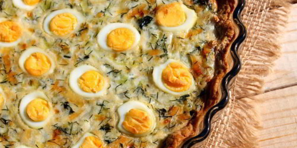 Как приготовить тарт с капустой и перепелиными яйцами