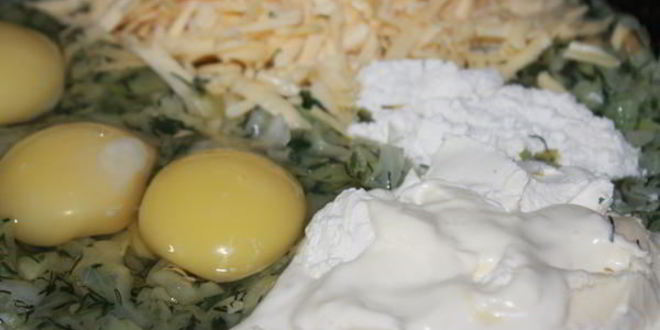 Рецепт тарта с капустой и перепелиными яйцами