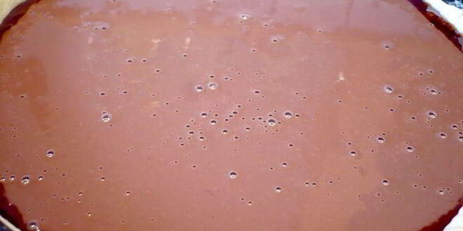 Рецепт тарта с карамелью и чили шоколадное озеро