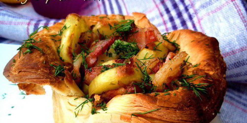 Как приготовить тарт с картофелем и беконом