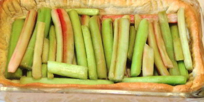 Рецепт тарта с ревенем