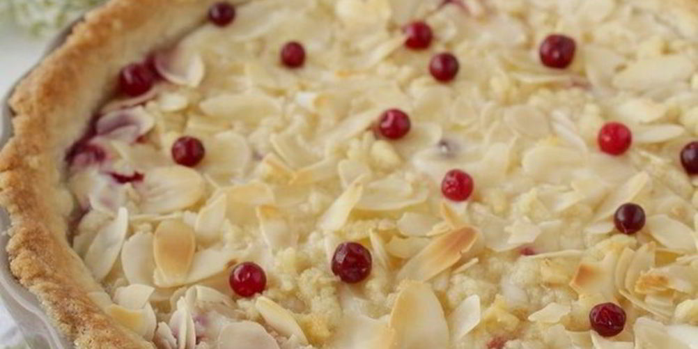 Как приготовить тарт с рикоттой и брусникой