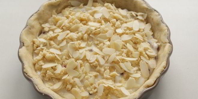 Рецепт тарта с рикоттой и брусникой