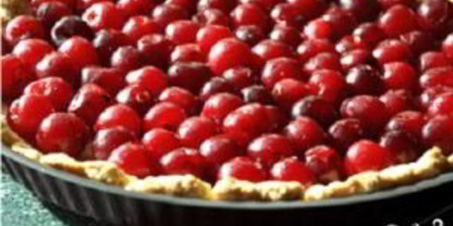 Рецепт тарта с вишней и белым шоколадом