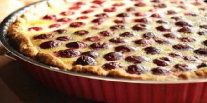 Рецепт тарта с вишней и белым шоколадом