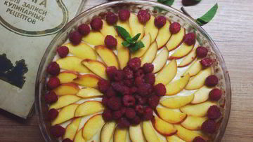 Рецепт Тарта с заварным кремом и фруктами