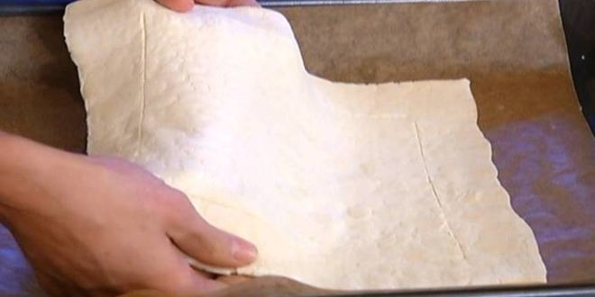 Рецепт тарта со спаржей, ветчиной и пармезаном