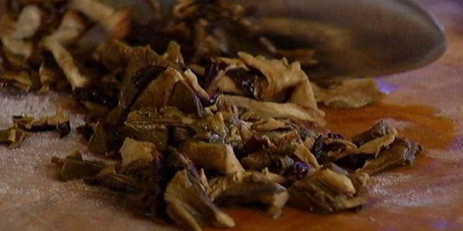 Рецепт тартов с грибами и тимьяном