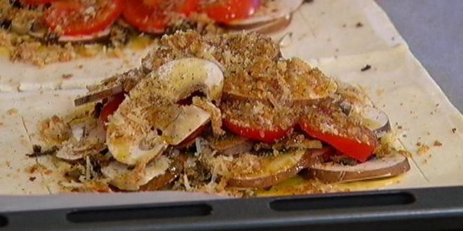 Рецепт тартов с грибами и тимьяном