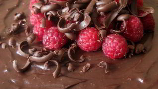 Рецепт Трюфельного тарта с малиной