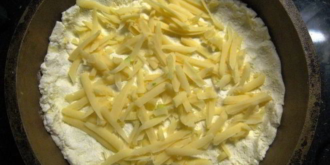 Рецепт творожного тарта с кабачковой начинкой