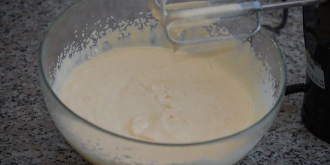 Рецепт яблочного тарта с творожным кремом