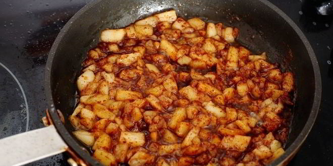 Рецепт французских тостов с яблоками