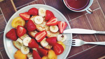 Рецепт Французского тоста с бананово-карамельным соусом