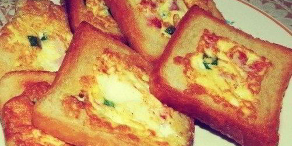 Как приготовить хрустящие тосты с ветчиной к завтраку