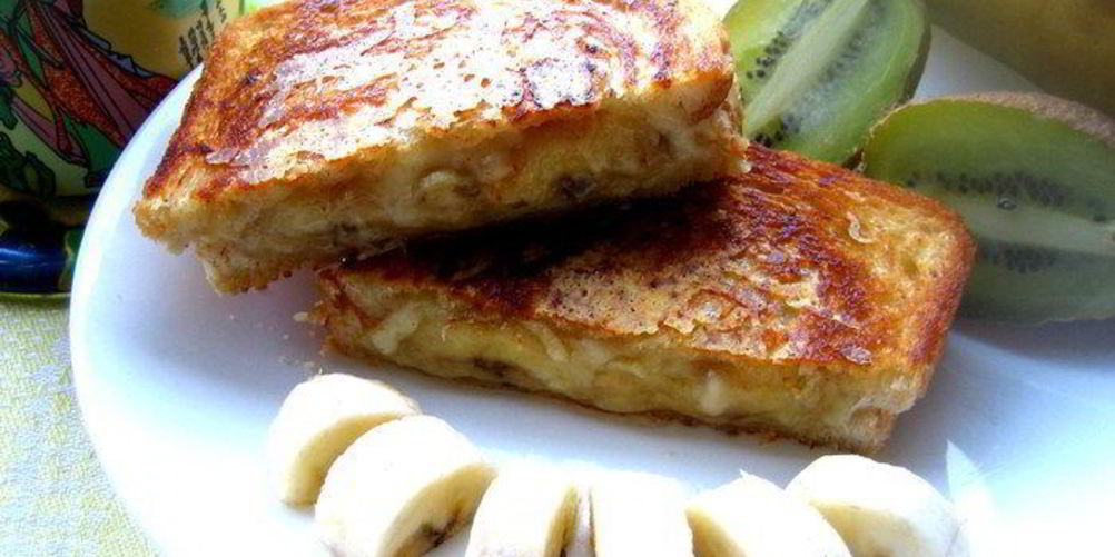 Как приготовить хрустящий тост с карамельным бананом