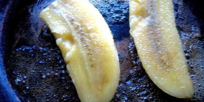 Рецепт хрустящего тоста с карамельным бананом