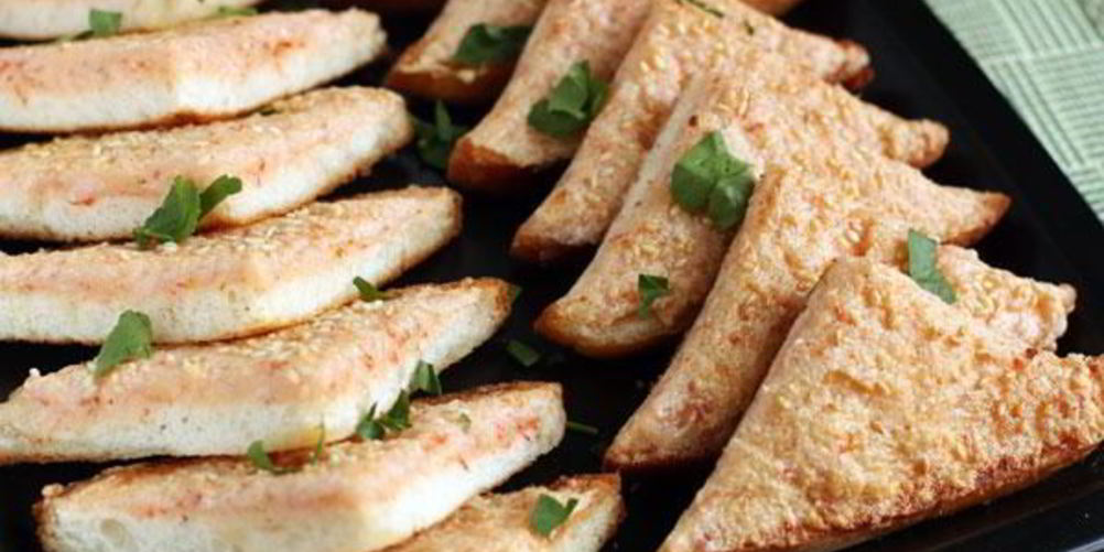 Как приготовить креветочные тосты