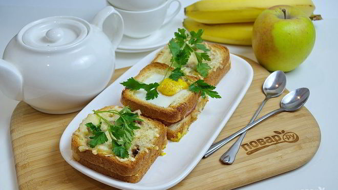 Рецепт Необычных тостов к завтраку