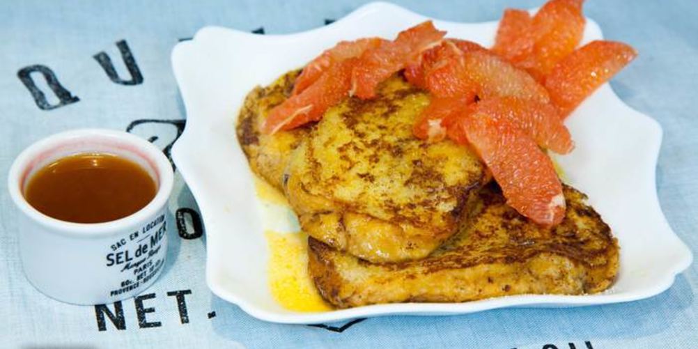 Как приготовить сладкие тосты с грейпфрутом