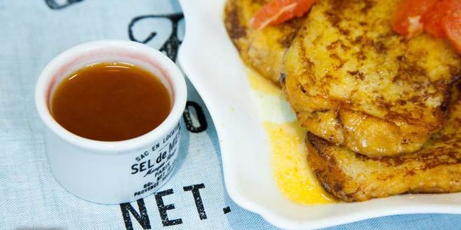 Рецепт сладких тостов с грейпфрутом