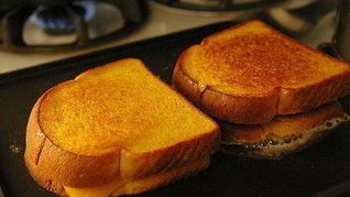 Рецепт Сырных тостов на сковородке