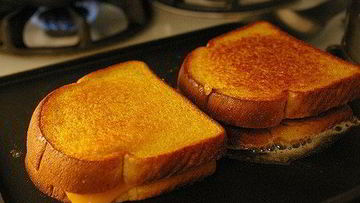 Рецепт Сырных тостов на сковородке