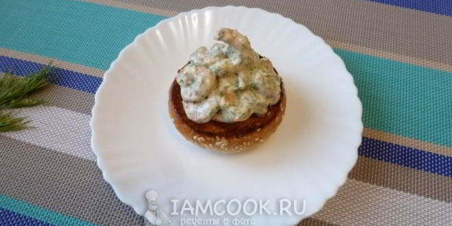 Рецепт тоста скаген