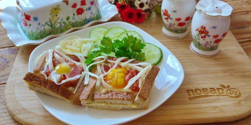 Как приготовить тосты карбонара