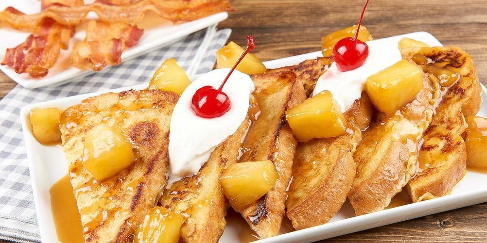 Как приготовить тосты с ананасом