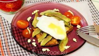 Рецепт Тостов с авокадо и яйцом пашот