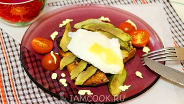 Рецепт Тостов с авокадо и яйцом пашот
