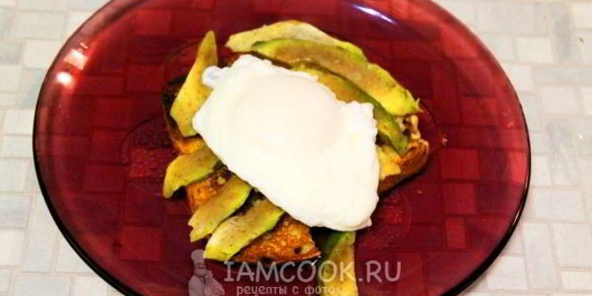 Рецепт тостов с авокадо и яйцом пашот