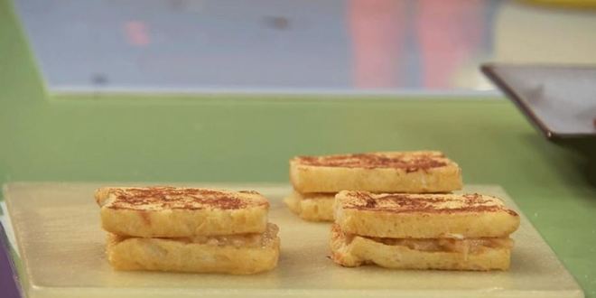 Рецепт тостов с бананом и сыром