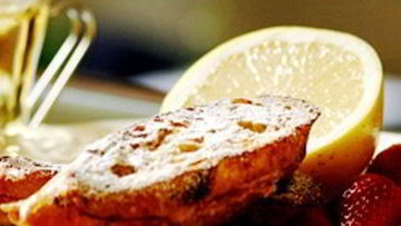 Рецепт Тостов с малиновым пюре