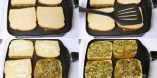 Рецепт тостов со шпинатом