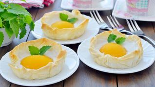 Рецепт Постного десерта яичница