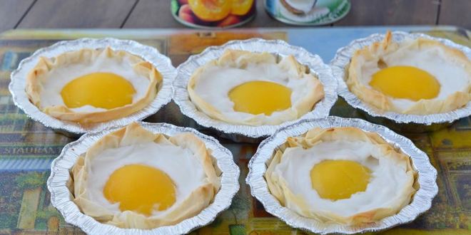 Рецепт постного десерта яичница