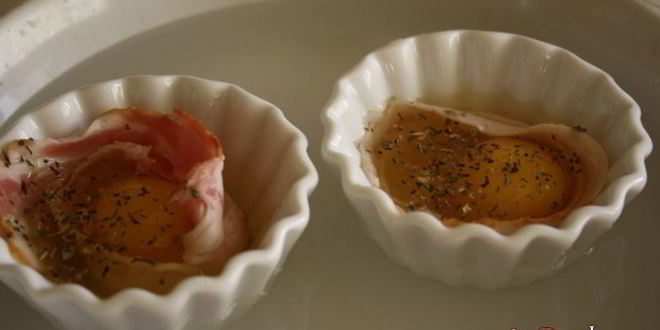 Рецепт романтической яичницы