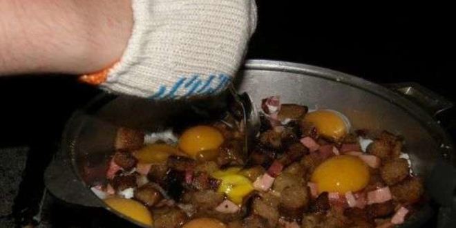 Рецепт сборной глазуньи