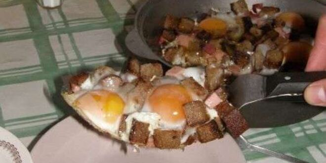 Рецепт сборной глазуньи